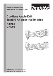 Makita GAD02 Manual De Instrucciones