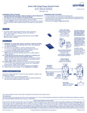 Leviton T5832 Manual De Instrucciones