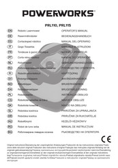 Powerworks PRL110 Manual Del Operario