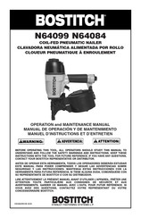 Bostitch N64099 Manual De Operación Y De Mantenimiento