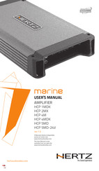 Hertz Marine HCP 2MX Guia Del Usuario