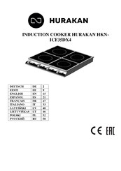 HURAKAN ICF35DX4 Manual De Instrucciones