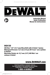 DeWalt DCD130 Manual De Instrucciones