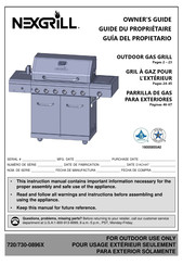 Nexgrill 19000855A0 Guia Del Propietario