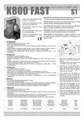 RIB K800 FAST Manual De Instrucciones