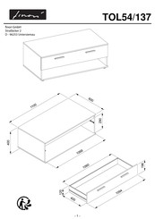 finori TOL54/137 Manual De Instrucciones