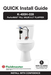 Fluidmaster K-400H-039 Guía De Instalación Rápida