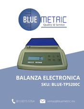 BLUE METRIC BLUE-TP5200C Manual De Instrucciones