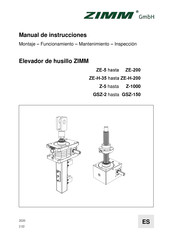 ZIMM ZE-H-35 hasta Manual De Instrucciones