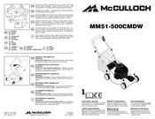 McCulloch MM51-500CMDW Manual De Las Instrucciones