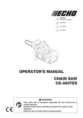 Echo CS-360TES Manual Del Operador