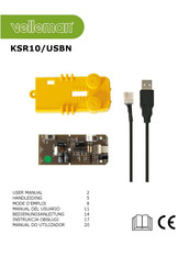 Velleman KSR10/USBN Manual Del Usuario