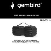 Gembird SPK-BT-19 Manual Del Usuario