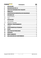 Powerplus POWXG9576 Manual De Instrucciones