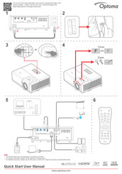 Optoma ZK400 Manual De Instrucciones