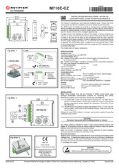 Honeywell NOTIFIER M710E-CZ Instrucciones De Instalación