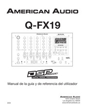 American Audio Q-FX19 Manual De La Guía Y De Referencia Del Utilizador