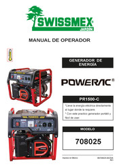 Swissmex POWERAC PR1500-C Manual De Operador