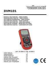 Velleman DVM101 Manual Del Usuario