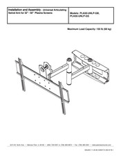 PEERLESS Mounts PLA50-UNLP-GB Instalación Y Montaje