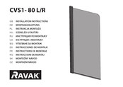 RAVAK CVS1-80R Instrucciones De Montaje