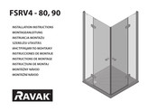 RAVAK FSRV4-90 Instrucciones De Montaje