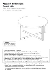 Cheyenne Products FT1275-COF-RWO Instrucciones Para Armar