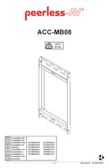 peerless-AV ACC-MB08 Manual Del Usuario