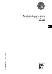 IFM AC507S Manual De Instrucciones Original