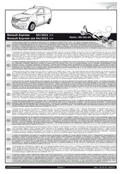 ECS Electronics RN-161-DH Instrucciones De Montaje