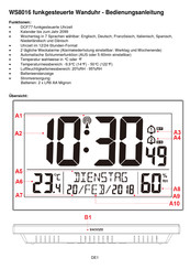 Technoline WS8016 Manual De Instrucciones