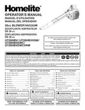 Homelite UT26HBVEMCVNM Manual Del Operador