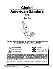 Clarke American Sanders 07057A Manual Del Operador