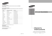 Samsung LN46S81BD Manual De Instrucciones