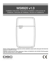 DSC WS8920 Instrucciones De Instalación