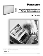 Panasonic TH-37PWD3UZ Manual De Instrucciones