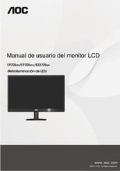 AOC E970SWNL Manual De Usuario