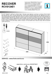 Forte RECOVER RCVS124E1 Instrucciones De Montaje