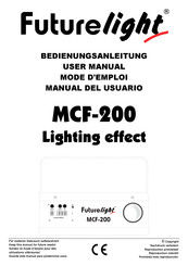 Futurelight MCF-200 Manual Del Usuario