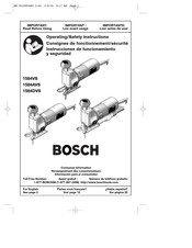 Bosch 1584VS Instrucciones De Funcionamiento