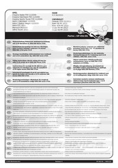 ECS Electronics OP-052-B1 Instrucciones De Montaje