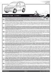 ECS Electronics VW-259-B1 Instrucciones De Montaje