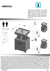 Forte HMBK203 Instrucciones De Montaje