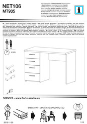 Forte MT935 Instrucciones De Montaje