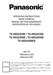 Panasonic TX-50GX559ES Manual De Funcionamiento