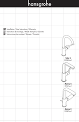 Hansgrohe Metris S 31161 1 Serie Instrucciones De Montaje / Manejo / Garantía