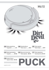 Dirt Devil PUCK M610 Manual De Instrucciones