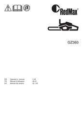 RedMax GZ360 Manual De Usuario