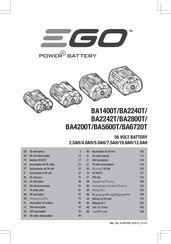 Ego Power+ BA2242T Manual De Instrucciones