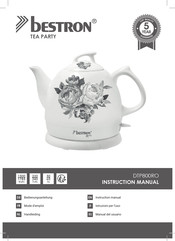 Bestron TEA PARTY DTP800RO Manual Del Usuario